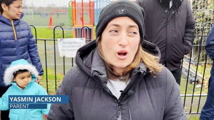 Parents and children demand action over closed park