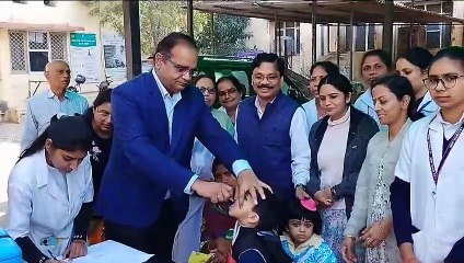 पहले दिन 53 फीसदी से ज्यादा बच्चों ने गटकी पोलियो की खुराक