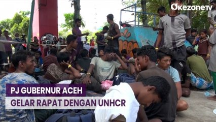 Bahas Nasib Pengungsi Rohingnya, Pj Gubernur Aceh Rapat dengan UNHCR