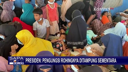 Download Video: Tegas! Jokowi Sebut Penampungan Pengungsi Rohingya di Aceh Hanya Sementara