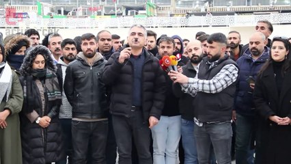 Özak İşçileri Rabia Meydanı'nda açıklama yaptı