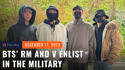BTS’ RM and V enlist in the military