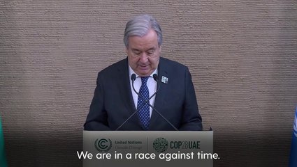UN secretary-general urges fossil fuel phase-out: ‘We are in a race against time’