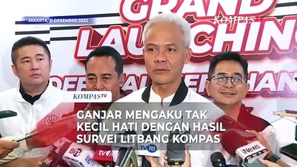 Tanggapan Ganjar Soal Survei Litbang Kompas: Kita Tidak Berkecil Hati