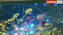 Kütahya'da Kırmızı Işıkta Bekleyen Otomobile Çarpan Sürücü Yakalandı