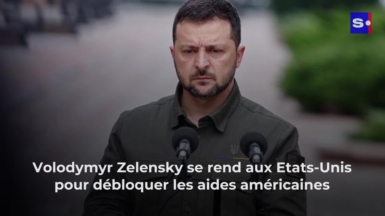 Volodymyr Zelensky se rend aux Etats-Unis pour débloquer les aides américaines