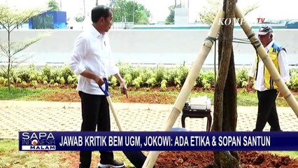 Santai Soal Predikat Alumnus Paling Memalukan dari BEM UGM, Jokowi Ingatkan Etika dan Sopan Santun