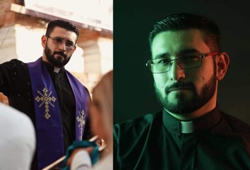 Sacerdote se convierte en sensación de las Fiestas Guadalupanas
