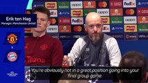 Ten Hag 'positive' Man United will qualify for Champions League last 16