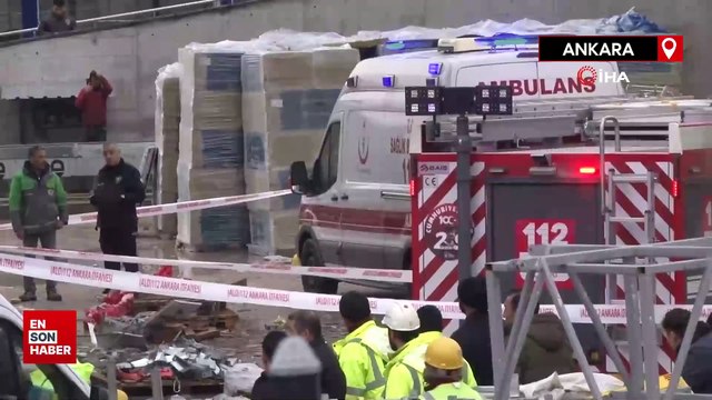 Ankara'da inşaatın 30. katından düşen 2 işçi yaşamını yitirdi
