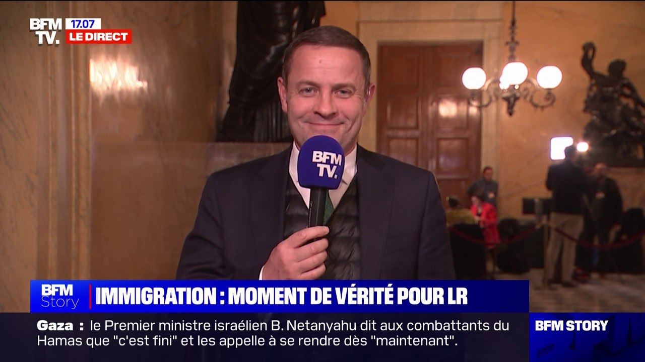 Motion de rejet de la loi immigration: "On a l'impression que les choses vont être très serrées", affirme Pierre Cordier (député apparenté LR des Ardennes)