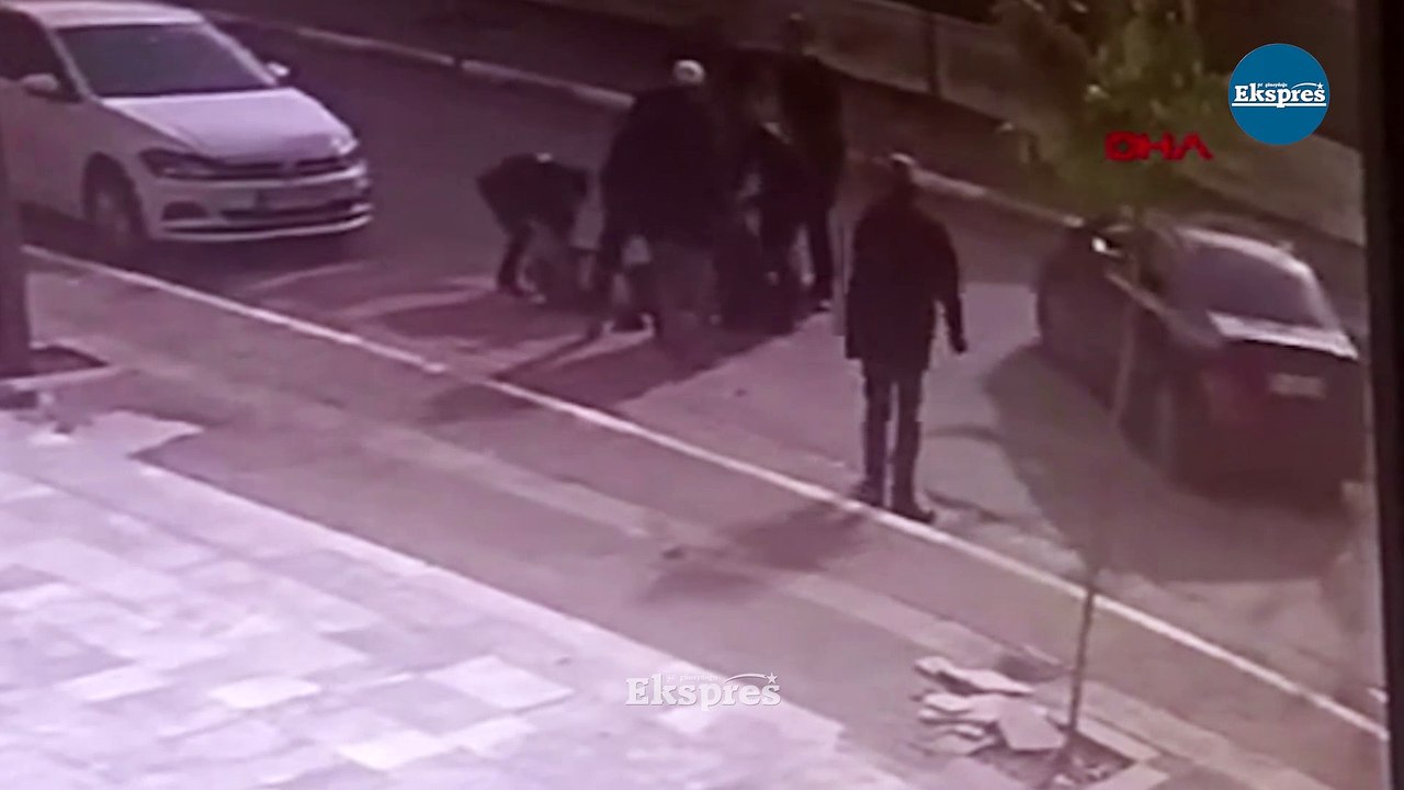 İşte emniyet önündeki cinayet anı