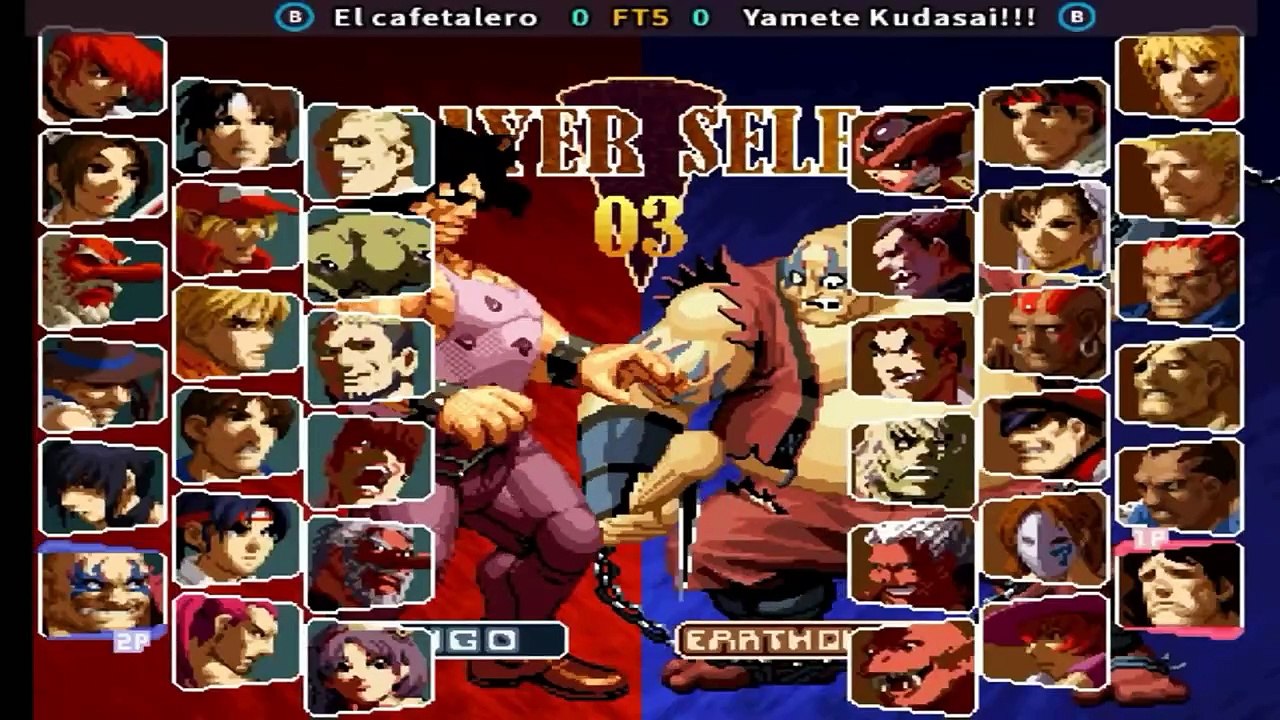 El cafetalero vs Yamete Kudasai!!! - SNK vs. Capcom - SVC Chaos Super Plus - FT5