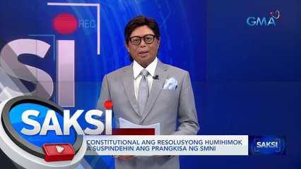 Unconstitutional ang resolusyong humihimok sa NTC na suspindehin ang prangkisa ng SMNI — SMNI | Saksi