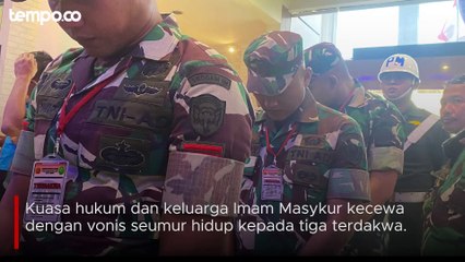 Anggota Paspamres Pembunuh Imam Masykur Divonis Penjara Seumur Hidup, Keluarga Kecewa