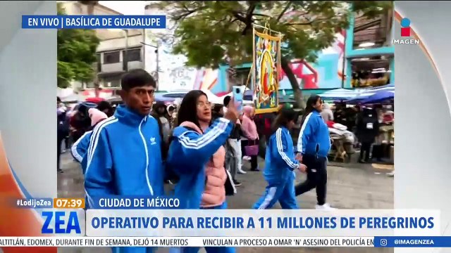 Implementan operativo en la Basílica de Guadalupe; esperan recibir a 11 millones de peregrinos