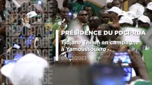 PRÉSIDENCE DU PDCI-RDA: Tidjane Thiam en campagne à Yamoussoukro