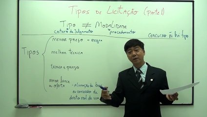 Tải video: Aula 66 (Licitação - Tipos de Licitação - Parte I) Direito Administrativo