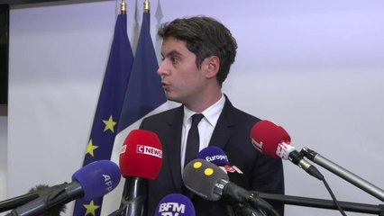 Gabriel Attal: "À l'école française, on ne conteste pas l'autorité, on la respecte"
