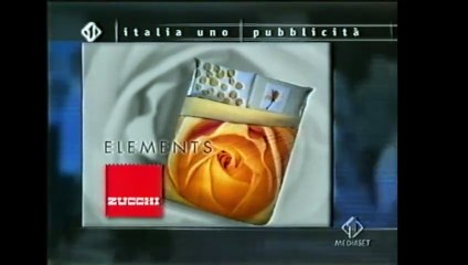 Pubblicità/Bumper anno 2003 Italia 1 - Elements Zucchi