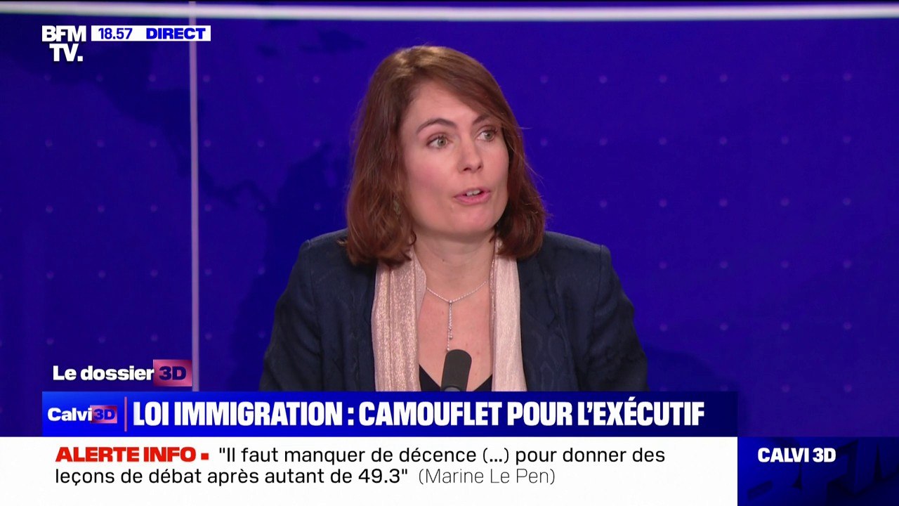 Motion de rejet du projet de loi immigration: "Un refus pur et simple du débat", pour Olga Givernet (porte-parole du groupe Renaissance à l'Assemblée nationale)