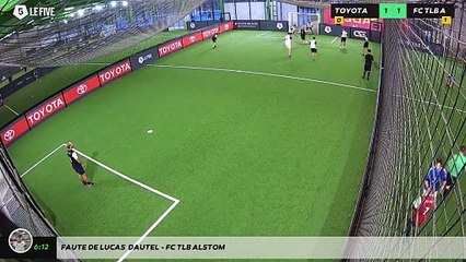 Faute de Lucas  Dautel - FC TLB ALSTOM