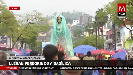 Video herunterladen: Pese a la lluvia, continúan llegando peregrinos a la Basílica de Guadalupe