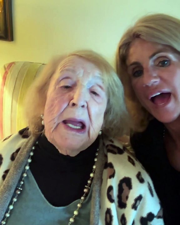 Bibá Pitta com a avó