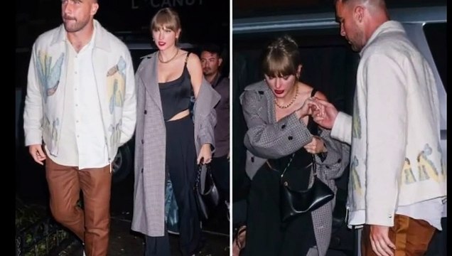 Taylor Swift Hold Hand of Boyfriend Travis Kelce after the Game is over!!!