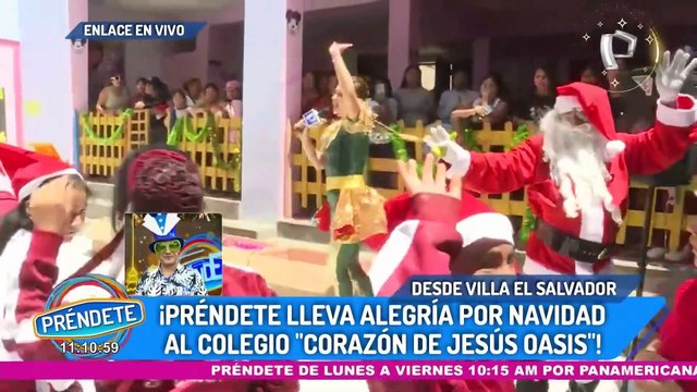 Préndete lleva la magia de la Navidad a colegio de VES: 50 becas integrales, regalos y más
