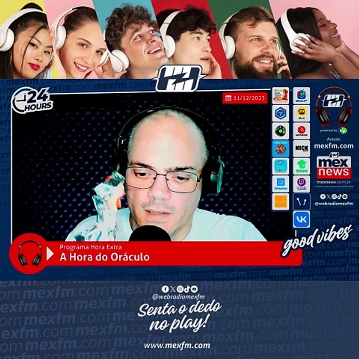 Quadro: "A Hora do Oráculo" (11/Dez/2023) #ProgramaHoraExtra #Humor #Radio #mexfm #webradiomexfm #AHoraDoOraculo