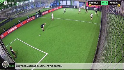 Faute de Mathias DAUTEL - FC TLB ALSTOM