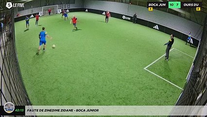 Faute de zinedine zidane - BOCA JUNIOR