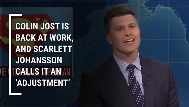 Scarlett Johansson Reacts To Colin Jost Returning To 'SNL': ‘Definitely An Adjustment'