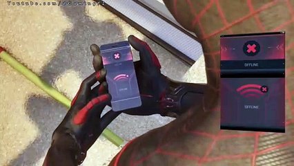 Spider-Man try to help people but no signals in cell phone