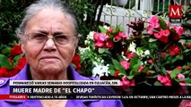 Confirman la muerte de la madre de 'El Chapo' Guzmán: 