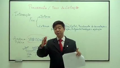 Aula 68 (Licitação - Procedimento Fases - Parte I) Direito Administrativo