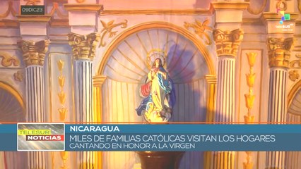 Nicaragua celebra a la Virgen María en evento masivo