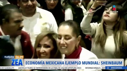 El actual modelo económico del gobierno federal es un ejemplo mundial: Sheinbaum