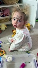 Daughter Gives Herself a Makeover