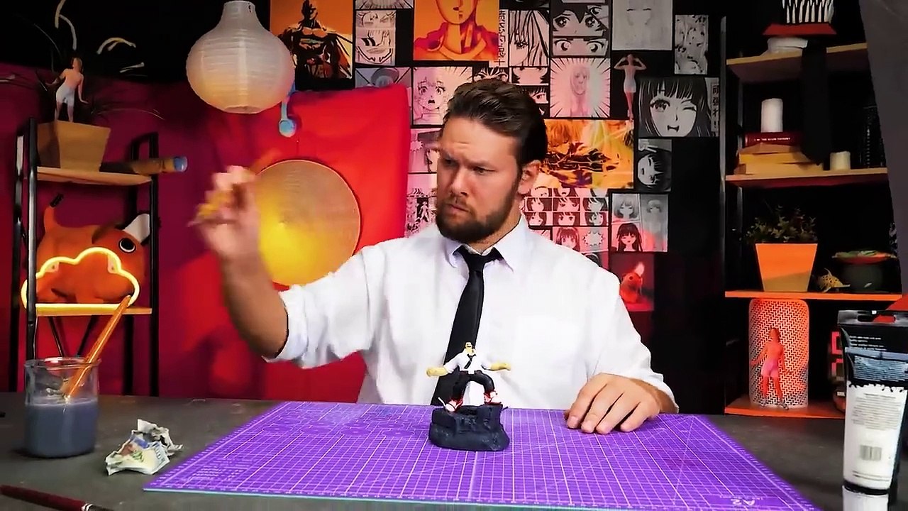 Chainsaw Unstoppable Duo_ Chainsaw-Man And Mario Chainsaw Figures Makeover!