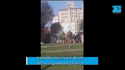 En Sarandí asesinaron de un tiro a un joven de 18 años
