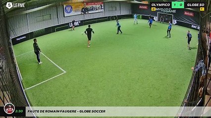 Faute de Romain Faugere - GLOBE SOCCER