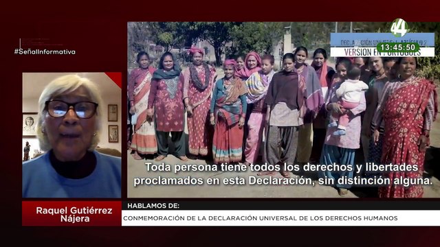 Conmemoración de la Declaración Universal de los Derechos Humanos: Raquel Gutiérrez Nájera
