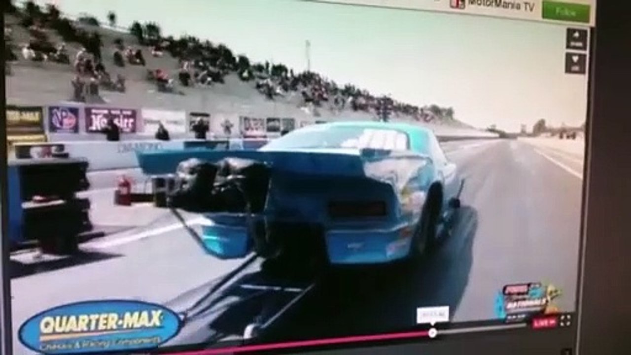 Ronnie Davis Fatal Crash @ Rockingham Dragway 2016