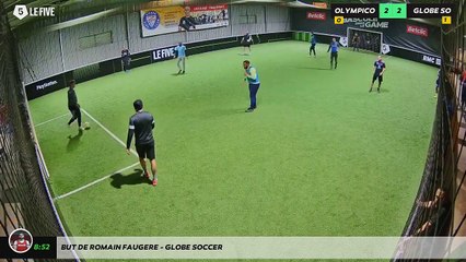 But de Romain Faugere - GLOBE SOCCER