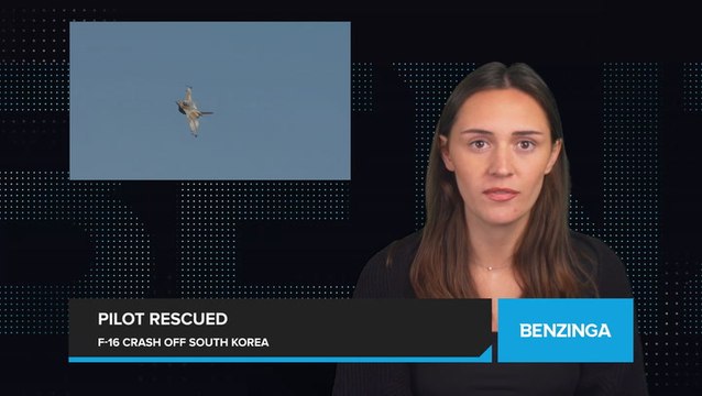 F-16 Fighter Jet Crashes into Yellow Sea, Pilot Safely Rescued