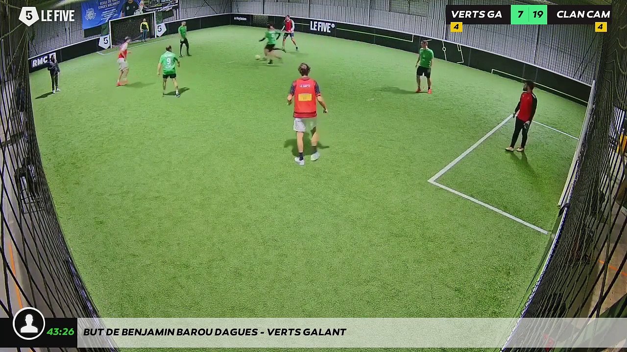 But de Benjamin Barou Dagues - VERTS GALANT