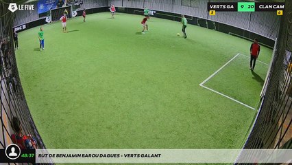 But de Benjamin Barou Dagues - VERTS GALANT