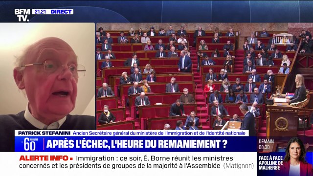 Patrick Stefanini (ancien secrétaire général du ministère de l'Immigration): Je pense que nous aurons une loi sur l'immigration qui ira dans le bon sens d'ici la fin de l'année